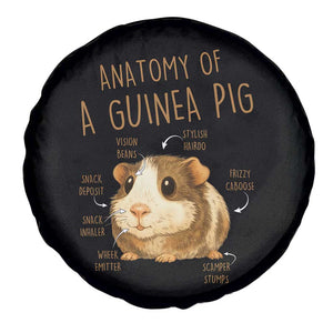 Anatomy Of A Guinea Pig Spare Tire Cover Funny Cavy Lover Animal Anatomy Gift TS12 Print Your Wear