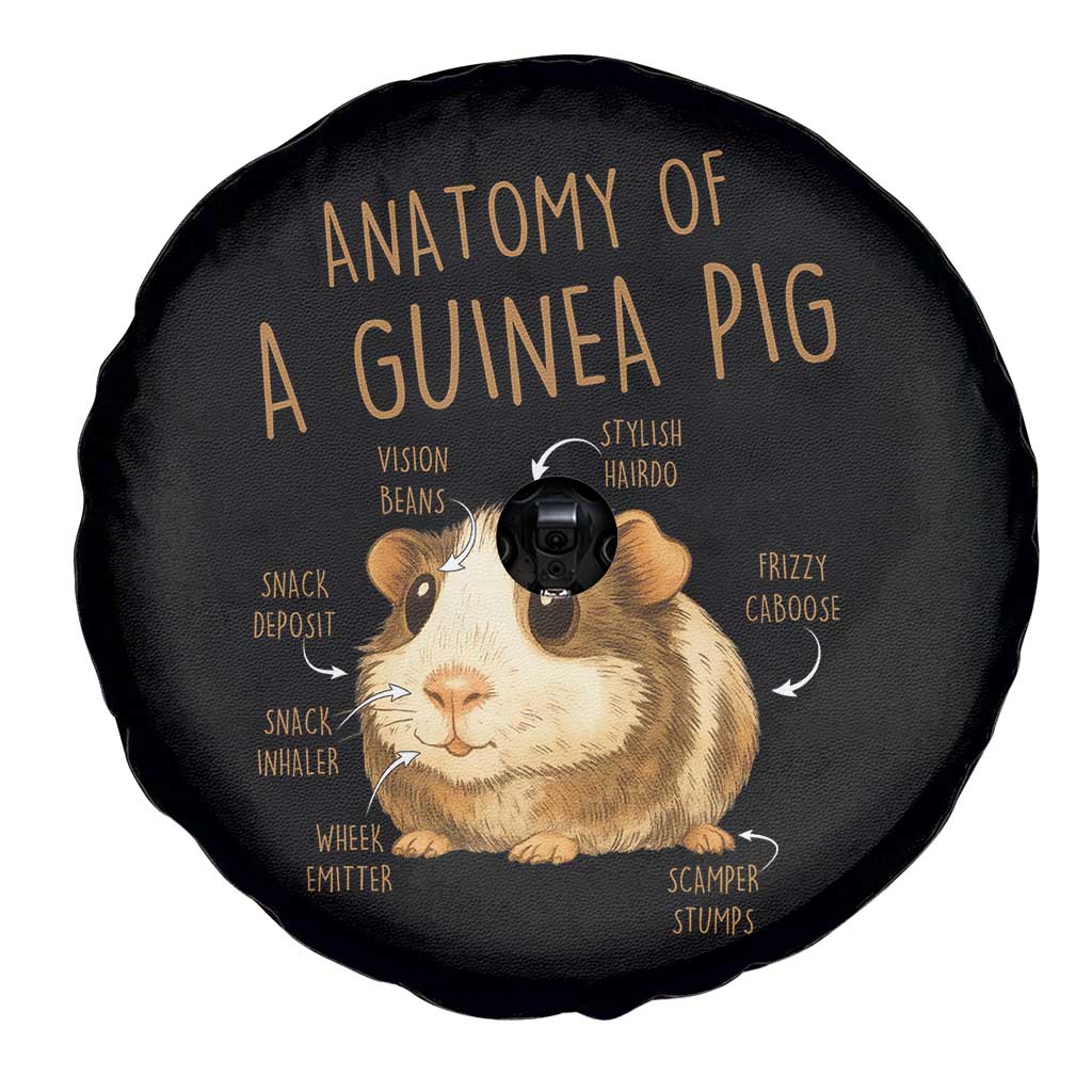 Anatomy Of A Guinea Pig Spare Tire Cover Funny Cavy Lover Animal Anatomy Gift TS12 Print Your Wear