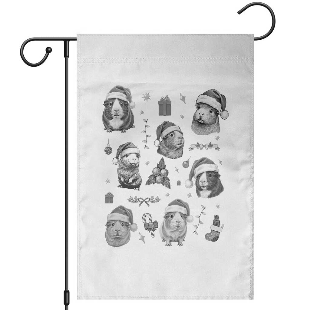 Christmas Guinea Pigs Garden Flag Funny Cavy Lover Holiday Gift TS12 White Print Your Wear