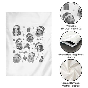 Christmas Guinea Pigs Garden Flag Funny Cavy Lover Holiday Gift TS12 Print Your Wear