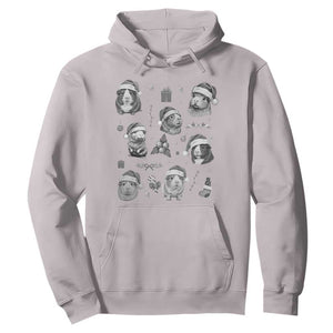 Christmas Guinea Pigs Hoodie Funny Cavy Lover Holiday Gift TS12 Ice Gray Print Your Wear