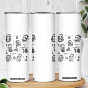 Christmas Guinea Pigs Skinny Tumbler Funny Cavy Lover Holiday Gift TS12 Print Your Wear