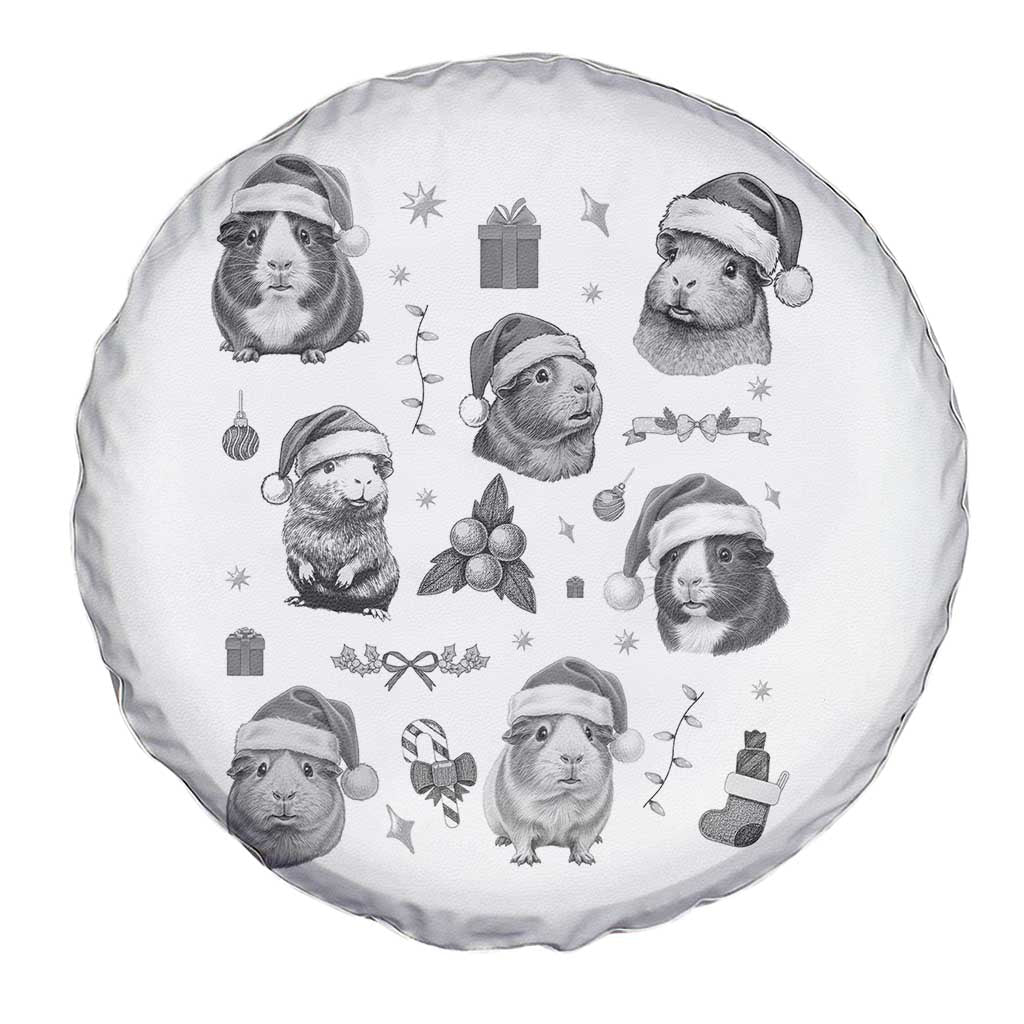 Christmas Guinea Pigs Spare Tire Cover Funny Cavy Lover Holiday Gift TS12 Print Your Wear