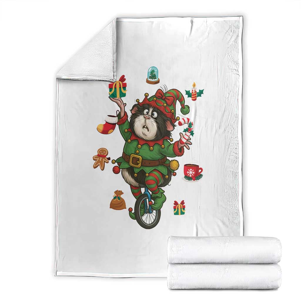 Guinea Pig Master Juggler Throw Blanket Funny Christmas Cavy Lover Gift TS12 White Print Your Wear