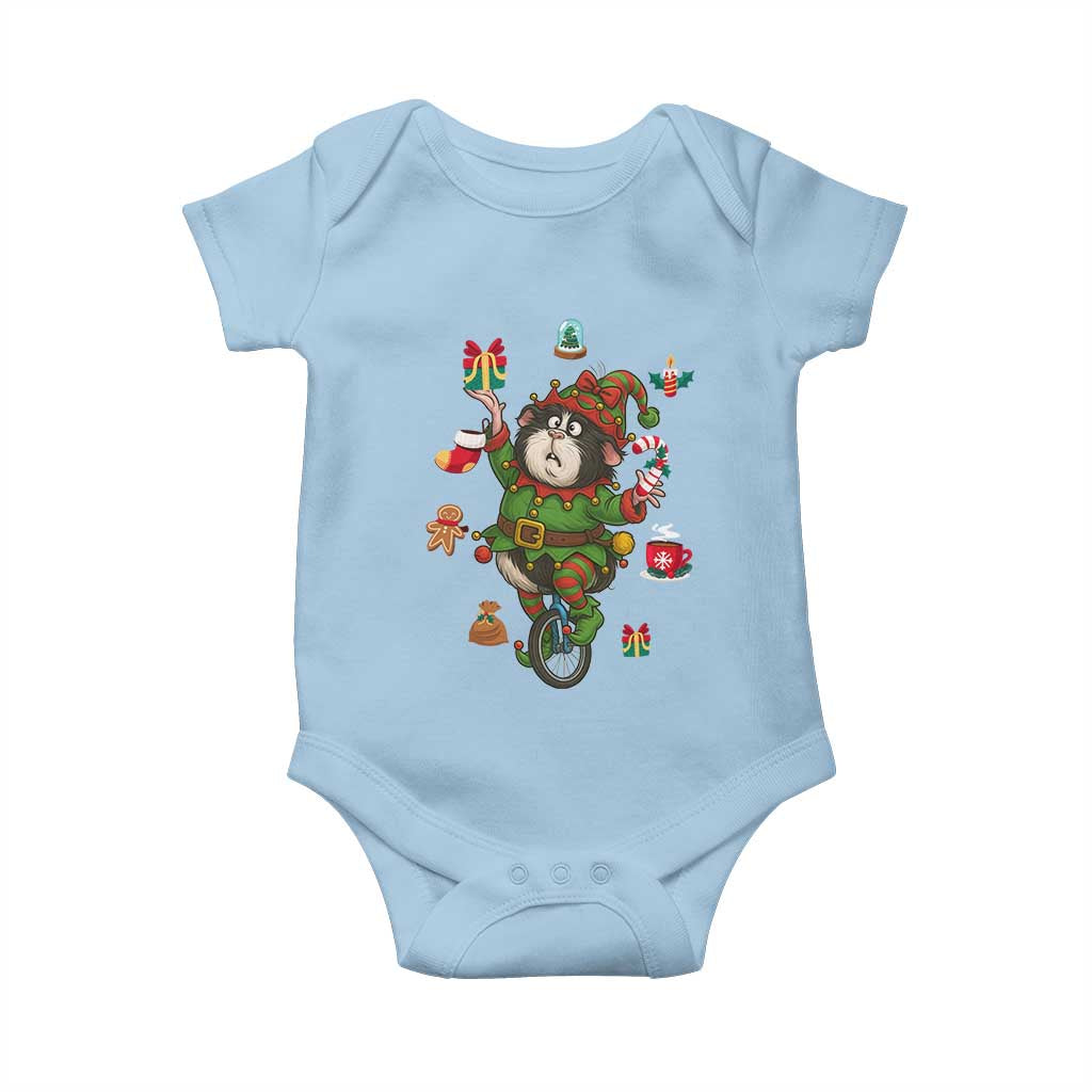 Guinea Pig Master Juggler Baby Onesie Funny Christmas Cavy Lover Gift TS12 Light Blue Print Your Wear