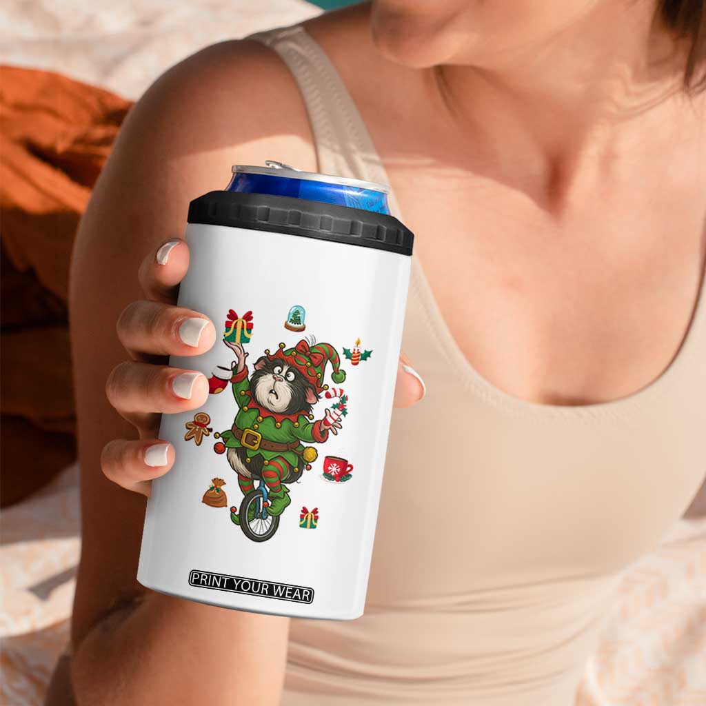 Guinea Pig Master Juggler 4 in 1 Can Cooler Tumbler Funny Christmas Cavy Lover Gift - Print Your Wear