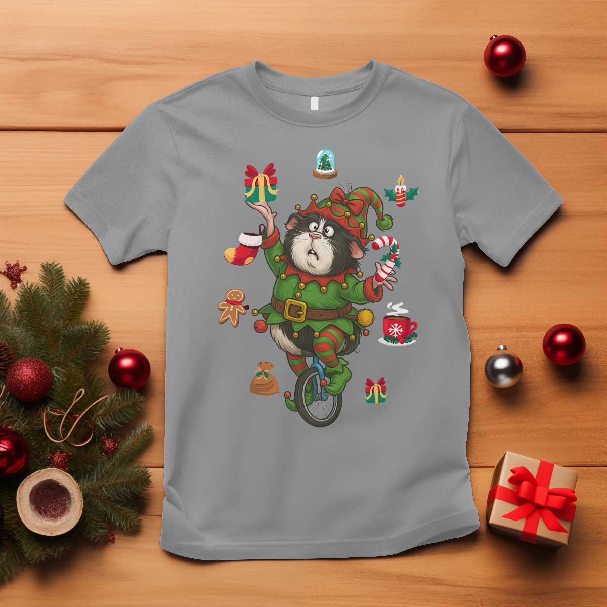 Guinea Pig Master Juggler T Shirt Funny Christmas Cavy Lover Gift TS12 Sport Gray Print Your Wear
