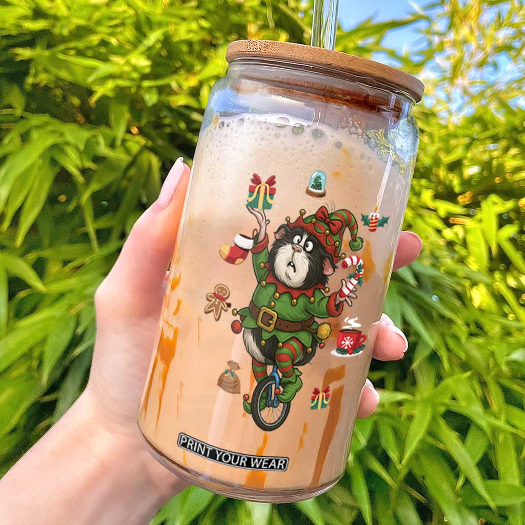 Guinea Pig Master Juggler Glass Can Funny Christmas Cavy Lover Gift - Print Your Wear