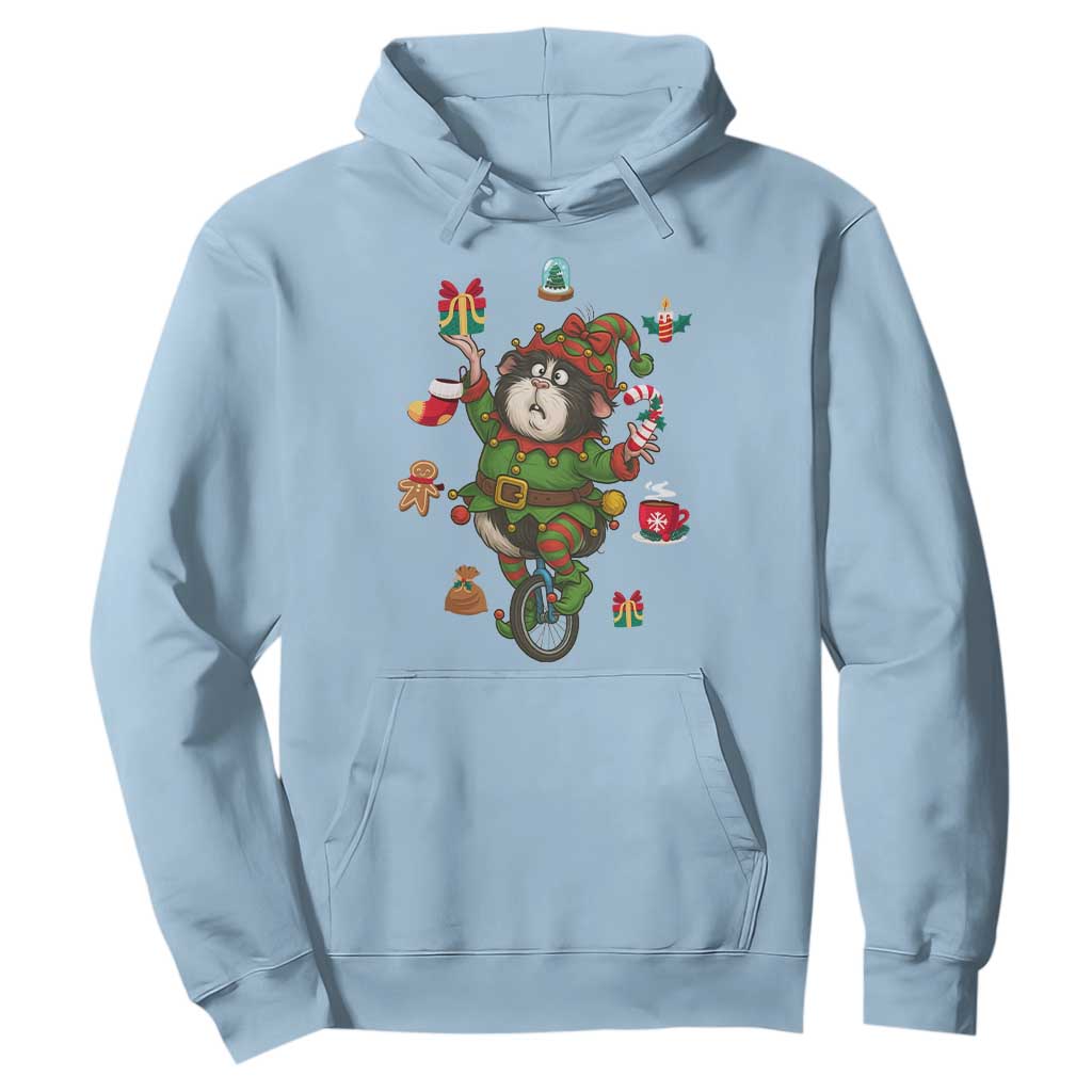 Guinea Pig Master Juggler Hoodie Funny Christmas Cavy Lover Gift TS12 Light Blue Print Your Wear