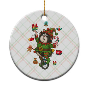 Guinea Pig Master Juggler Ceramic Ornament Funny Christmas Cavy Lover Gift TS12 1pc Christmas Plaid Print Your Wear