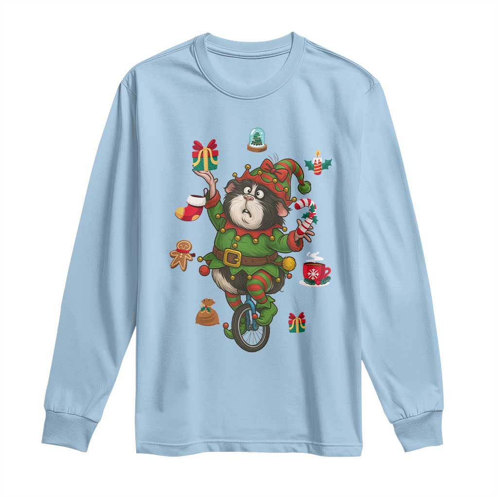 Guinea Pig Master Juggler Long Sleeve Shirt Funny Christmas Cavy Lover Gift TS12 Light Blue Print Your Wear