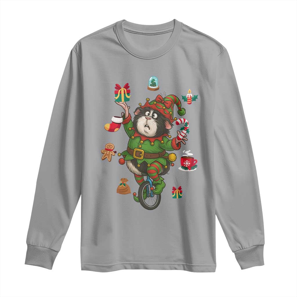 Guinea Pig Master Juggler Long Sleeve Shirt Funny Christmas Cavy Lover Gift - Print Your Wear