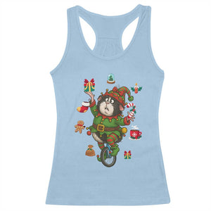 Guinea Pig Master Juggler Racerback Tank Top Funny Christmas Cavy Lover Gift TS12 Light Blue Print Your Wear
