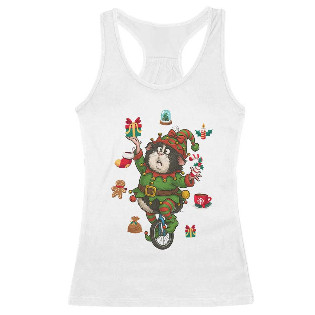 Guinea Pig Master Juggler Racerback Tank Top Funny Christmas Cavy Lover Gift TS12 White Print Your Wear