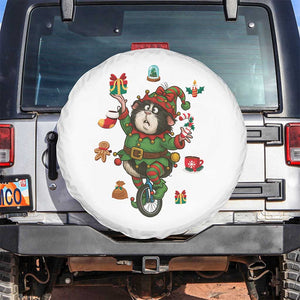 Guinea Pig Master Juggler Spare Tire Cover Funny Christmas Cavy Lover Gift TS12 No hole White Print Your Wear