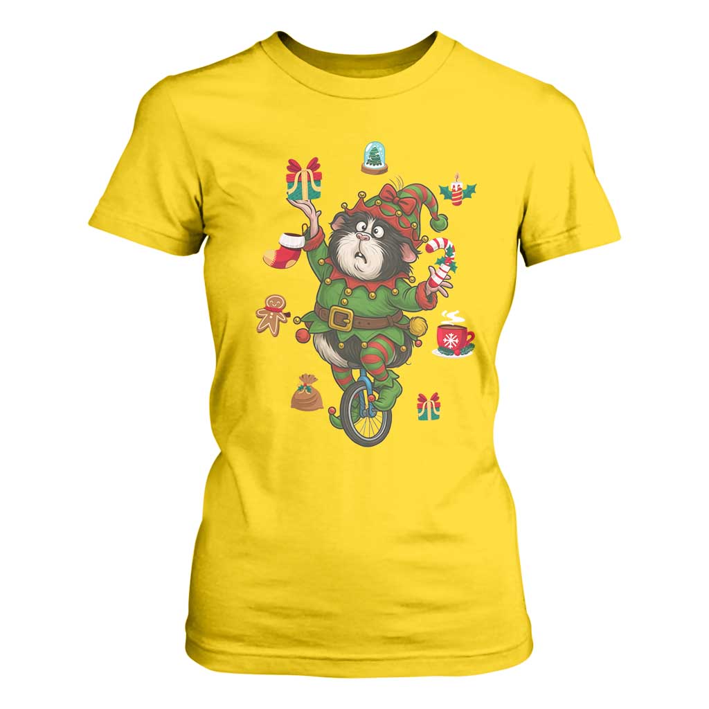 Guinea Pig Master Juggler T Shirt For Women Funny Christmas Cavy Lover Gift - Print Your Wear