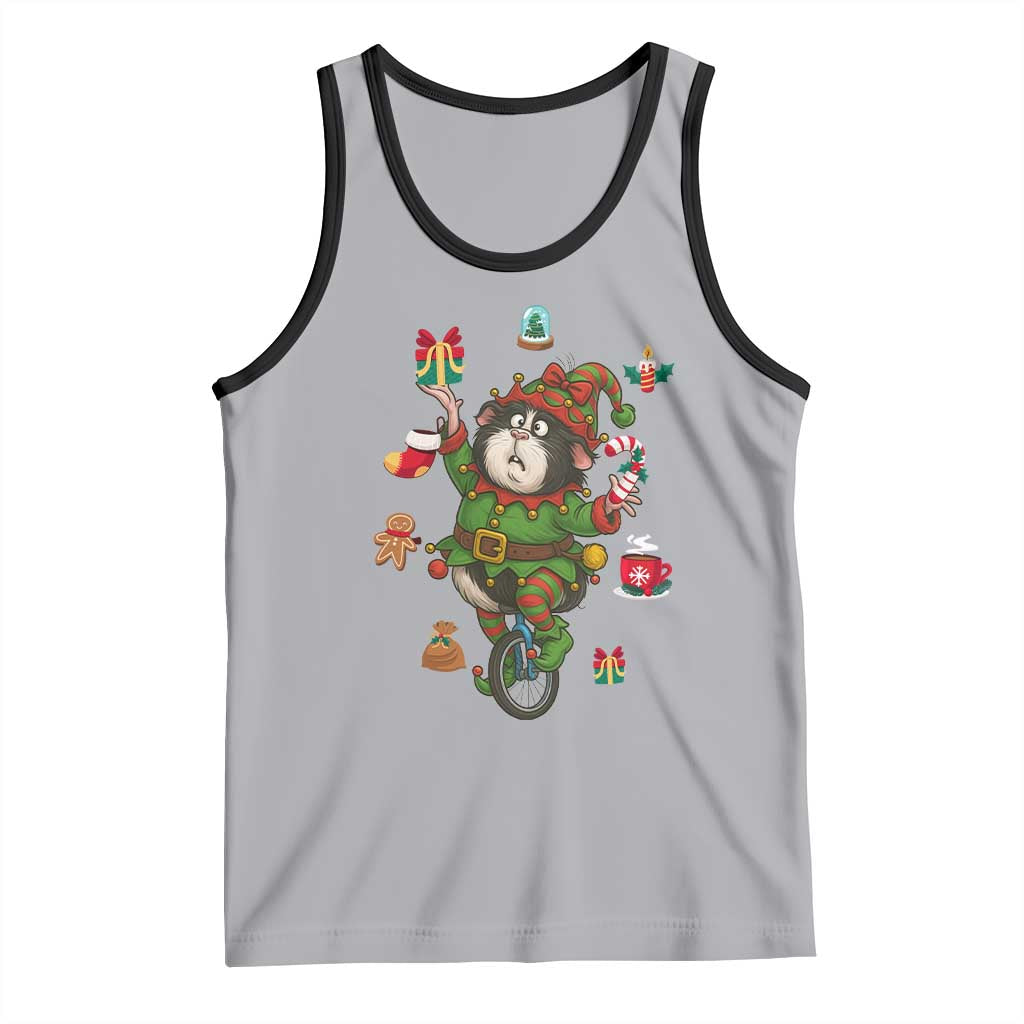 Guinea Pig Master Juggler Tank Top Funny Christmas Cavy Lover Gift TS12 Athletic Heather Black Print Your Wear