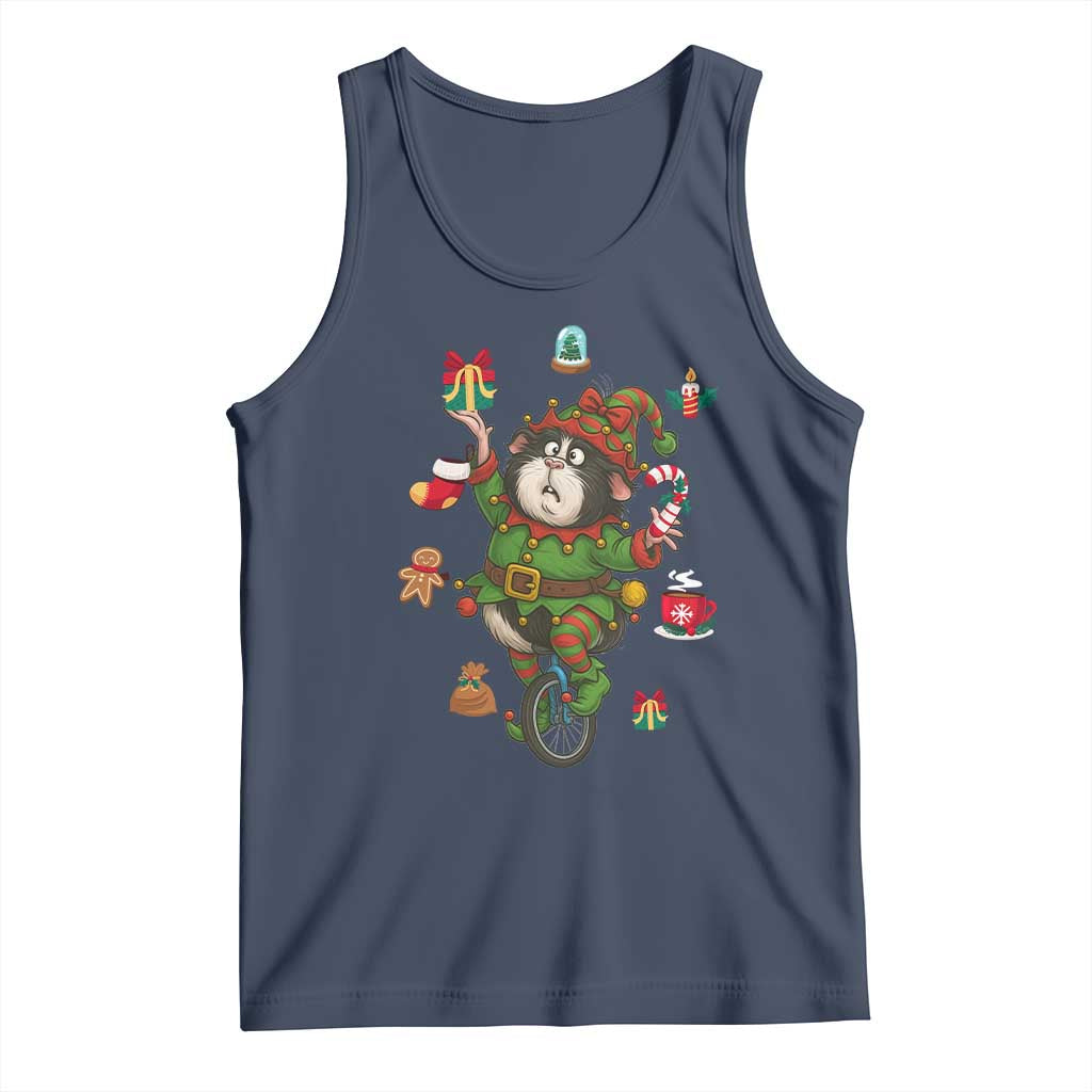 Guinea Pig Master Juggler Tank Top Funny Christmas Cavy Lover Gift TS12 Navy Print Your Wear