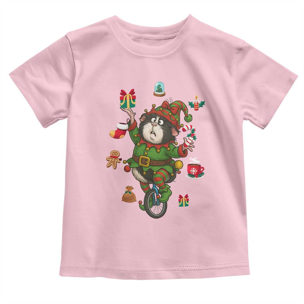 Guinea Pig Master Juggler Toddler T Shirt Funny Christmas Cavy Lover Gift TS12 Light Pink Print Your Wear
