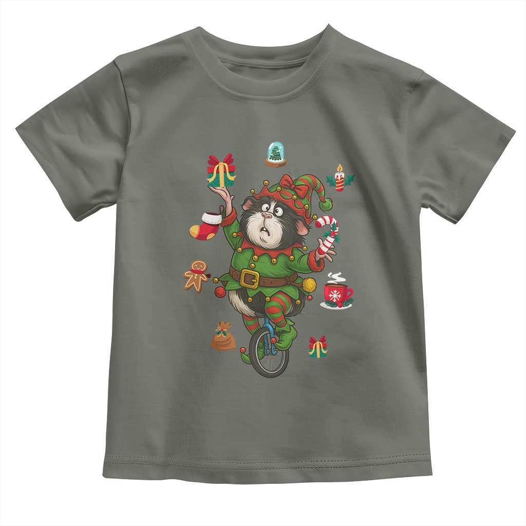 Guinea Pig Master Juggler Toddler T Shirt Funny Christmas Cavy Lover Gift TS12 Military Green Print Your Wear