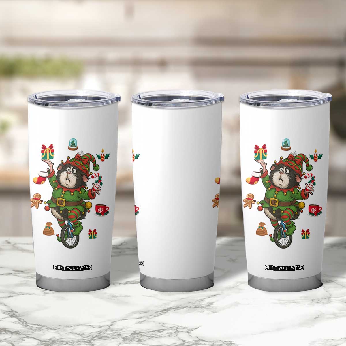 Guinea Pig Master Juggler Tumbler Cup Funny Christmas Cavy Lover Gift - Print Your Wear