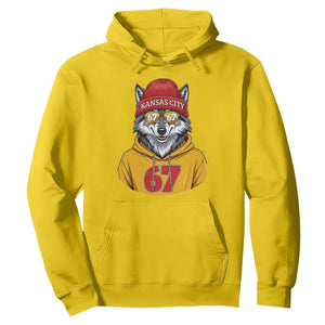 Six Seven Meme Wolf Football Fan Hoodie Gen Alpha Slang Gift TS12 Daisy Print Your Wear