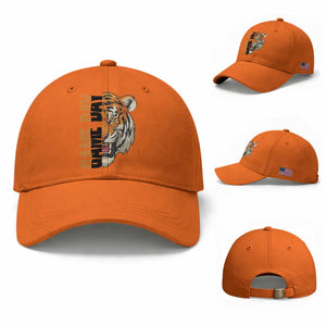 Tiger Football Lover Baseball Cap Game Day Fan Lifestyle TS12 Baseball Cap Universal Fit Orange Print Your Wear