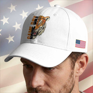 Tiger Football Lover Baseball Cap Game Day Fan Lifestyle TS12 Print Your Wear