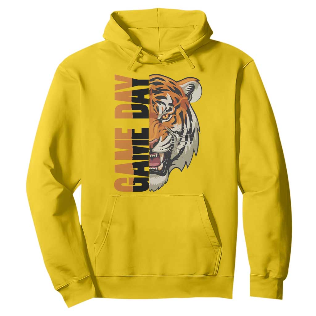 Tiger Football Lover Hoodie Game Day Fan Lifestyle TS12 Daisy Print Your Wear