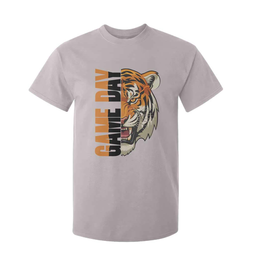 Tiger Football Lover T Shirt For Kid Game Day Fan Lifestyle TS12 Ice Gray Print Your Wear
