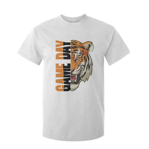 Tiger Football Lover T Shirt For Kid Game Day Fan Lifestyle TS12 White Print Your Wear