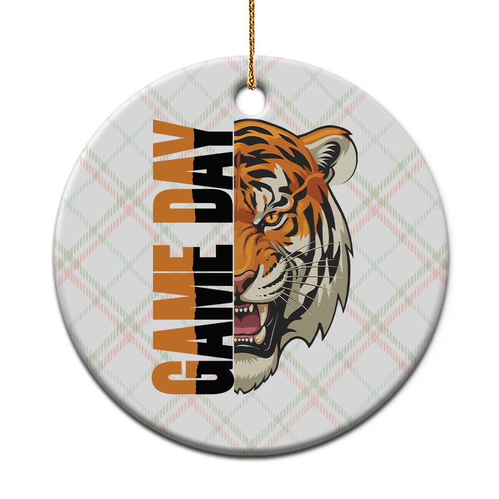 Tiger Football Lover Ceramic Ornament Game Day Fan Lifestyle TS12 1pc Christmas Plaid Print Your Wear