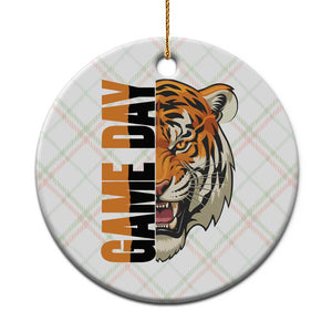 Tiger Football Lover Ceramic Ornament Game Day Fan Lifestyle TS12 1pc Christmas Plaid Print Your Wear