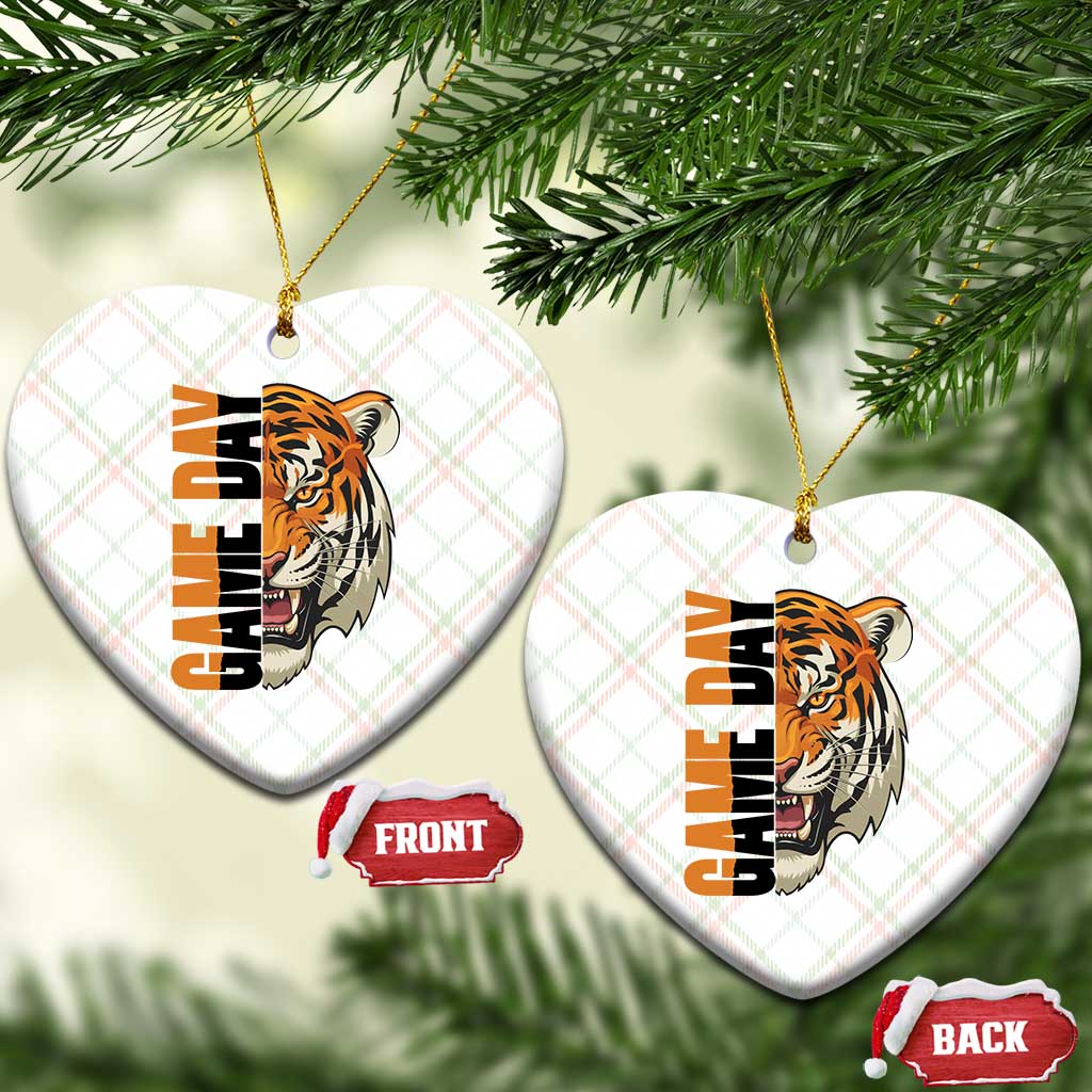 Tiger Football Lover Ceramic Ornament Game Day Fan Lifestyle TS12 Print Your Wear