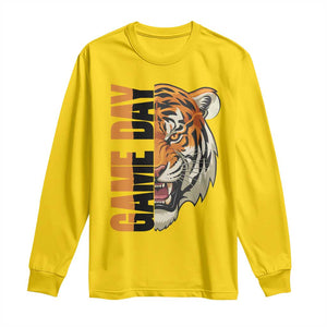Tiger Football Lover Long Sleeve Shirt Game Day Fan Lifestyle TS12 Daisy Print Your Wear