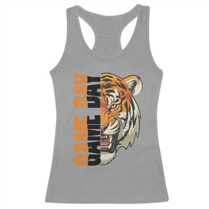 Tiger Football Lover Racerback Tank Top Game Day Fan Lifestyle TS12 Sport Gray Print Your Wear