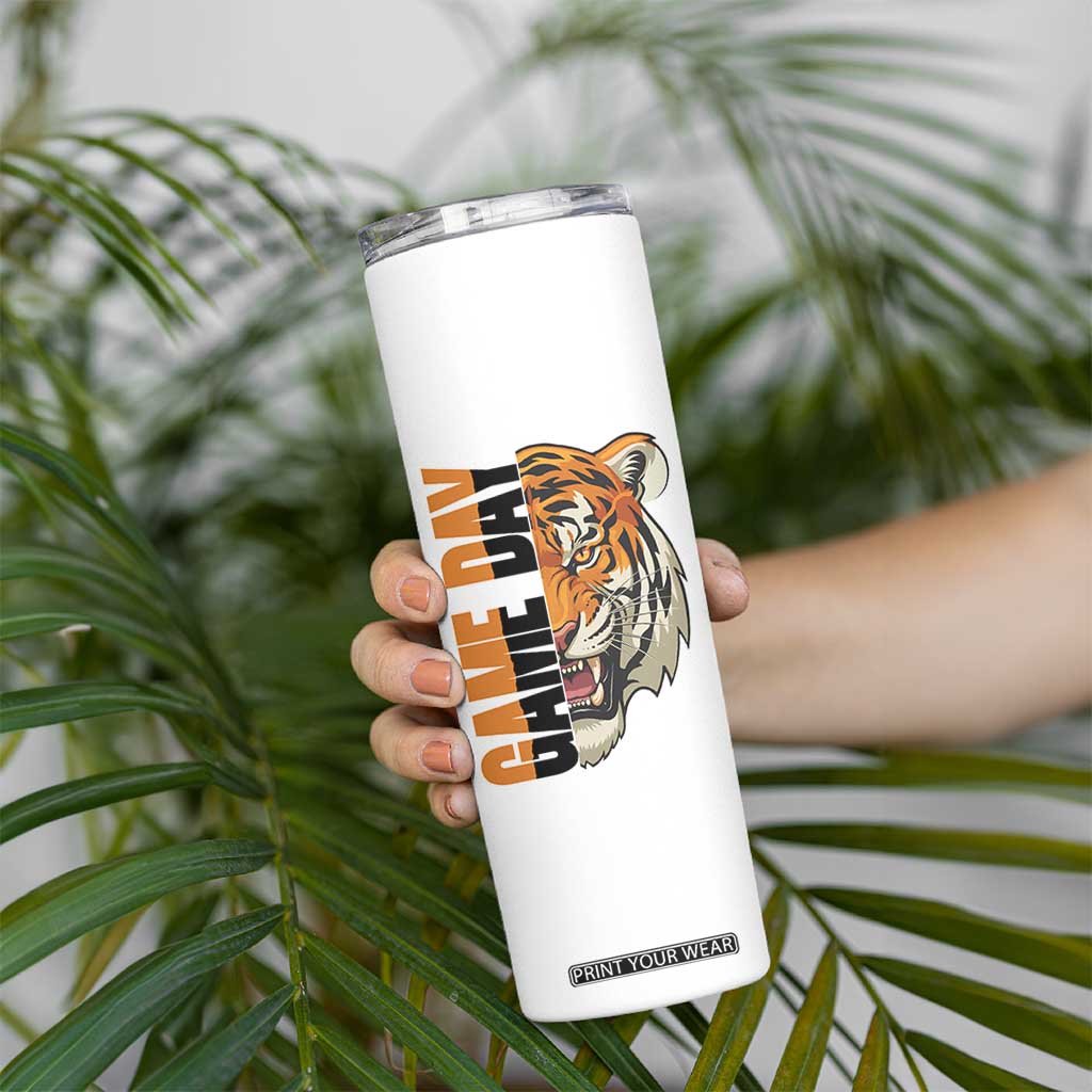 Tiger Football Lover Skinny Tumbler Game Day Fan Lifestyle TS12 Print Your Wear