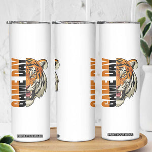 Tiger Football Lover Skinny Tumbler Game Day Fan Lifestyle TS12 Print Your Wear