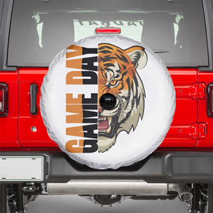 Tiger Football Lover Spare Tire Cover Game Day Fan Lifestyle TS12 White Print Your Wear