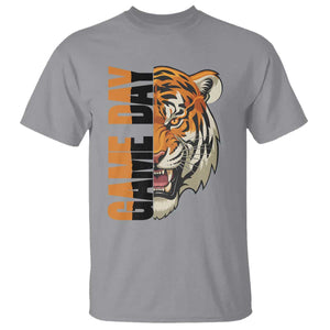 Tiger Football Lover T Shirt Game Day Fan Lifestyle TS12 Sport Gray Print Your Wear