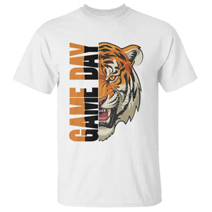 Tiger Football Lover T Shirt Game Day Fan Lifestyle TS12 White Print Your Wear
