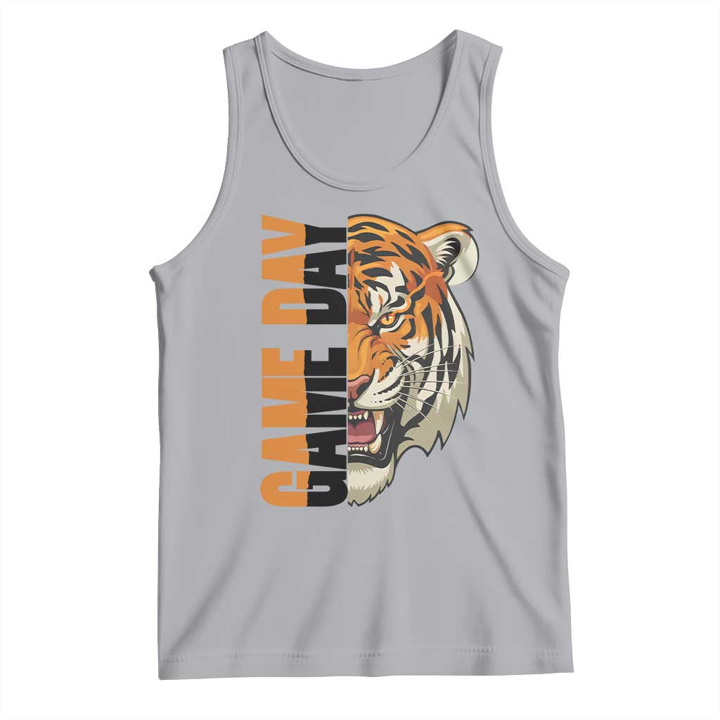 Tiger Football Lover Tank Top Game Day Fan Lifestyle TS12 Athletic Heather Print Your Wear
