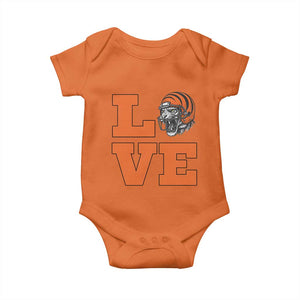 Midwest Football Pride Baby Onesie Game Day Gift TS12 Orange Print Your Wear