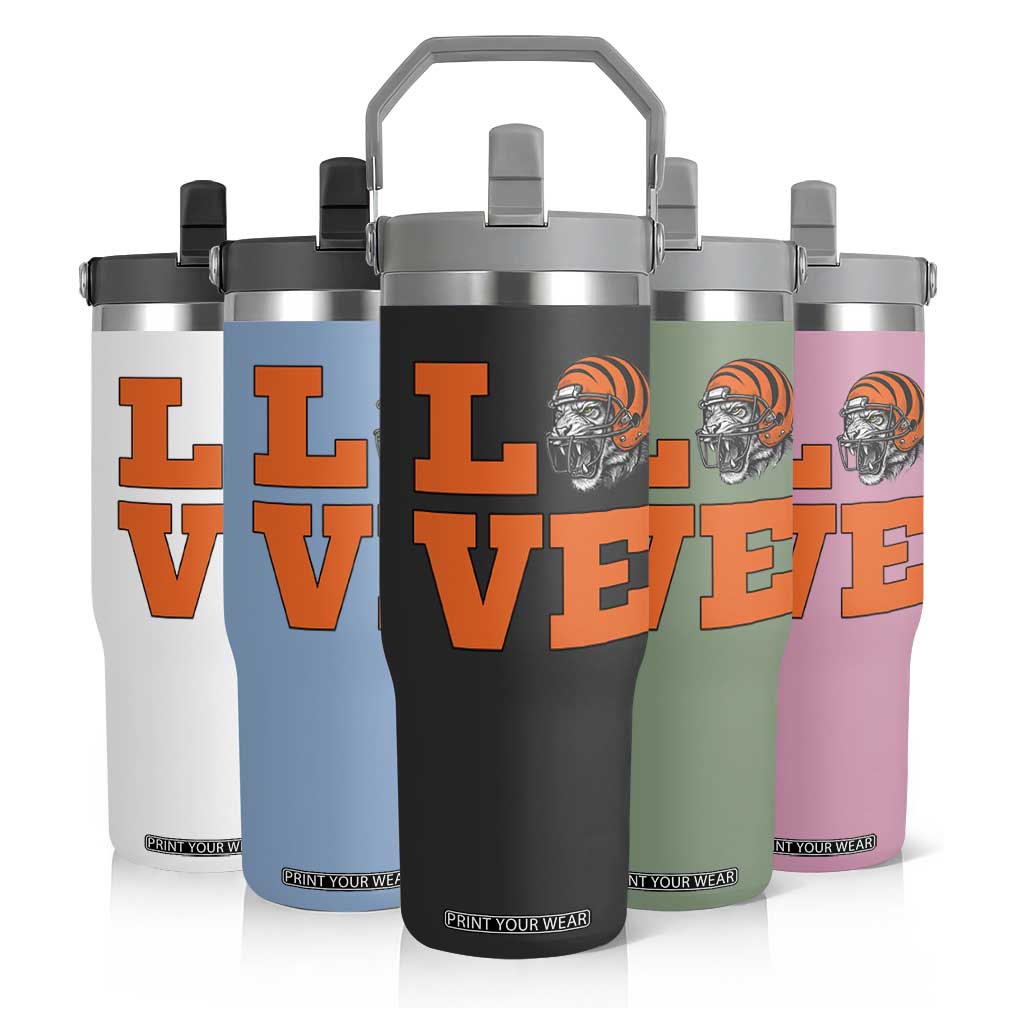 Midwest Football Pride Flip Straw Tumbler Game Day Gift TS12 Print Your Wear