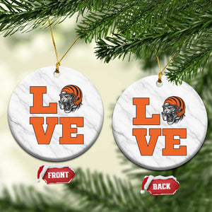 Midwest Football Pride Ceramic Ornament Game Day Gift TS12 1pc White Marble Print Your Wear