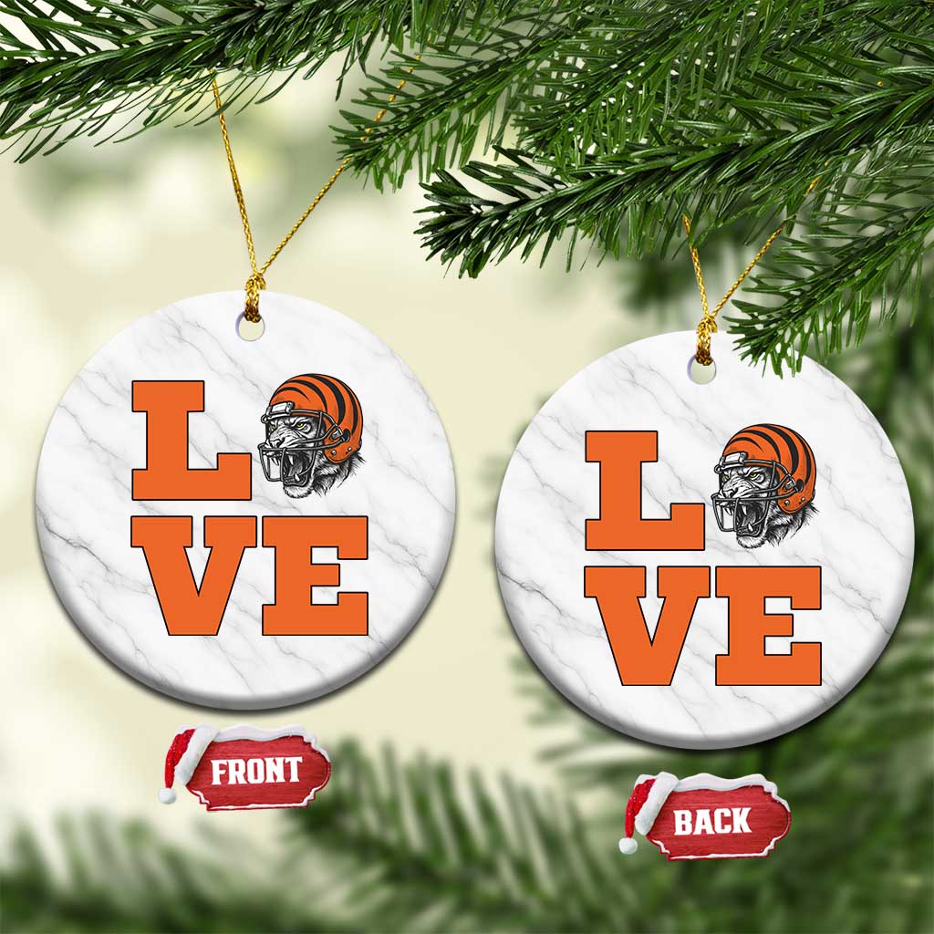 Midwest Football Pride Ceramic Ornament Game Day Gift TS12 1pc White Marble Print Your Wear