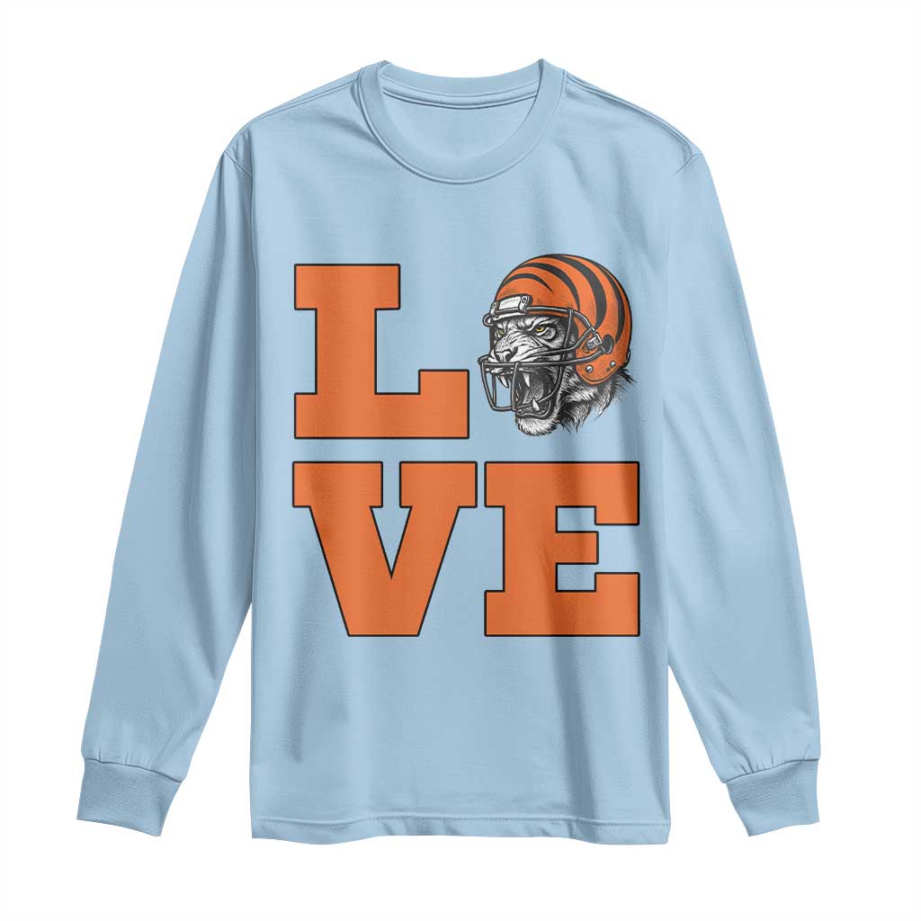 Midwest Football Pride Long Sleeve Shirt Game Day Gift TS12 Light Blue Print Your Wear