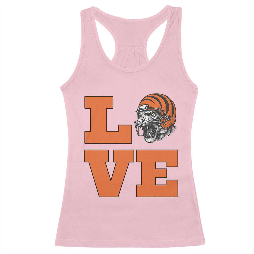 Midwest Football Pride Racerback Tank Top Game Day Gift TS12 Light Pink Print Your Wear