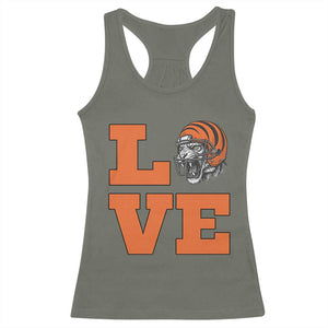Midwest Football Pride Racerback Tank Top Game Day Gift TS12 Military Green Print Your Wear