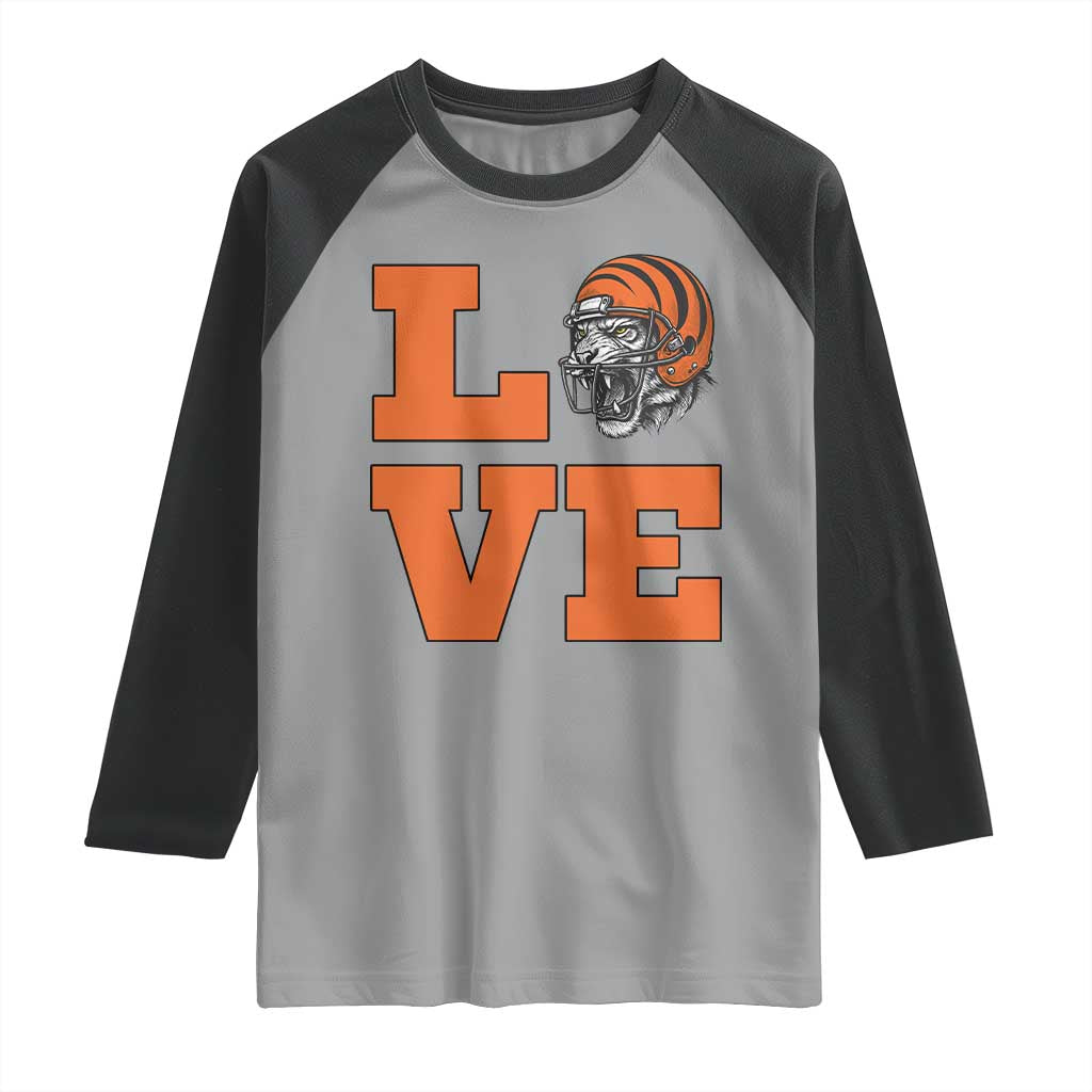 Midwest Football Pride Raglan Shirt Game Day Gift TS12 Sport Gray Black Print Your Wear